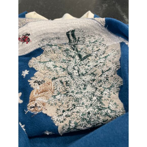 Margaux & Lexi NWT mockneck snowglobe embellished sweatshirt XL - Picture 6 of 11